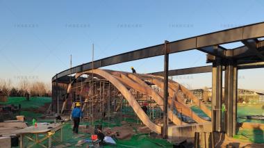 千樹(shù)承建河北園博園木結(jié)構(gòu)建筑在建中，敬請(qǐng)期待成品！
